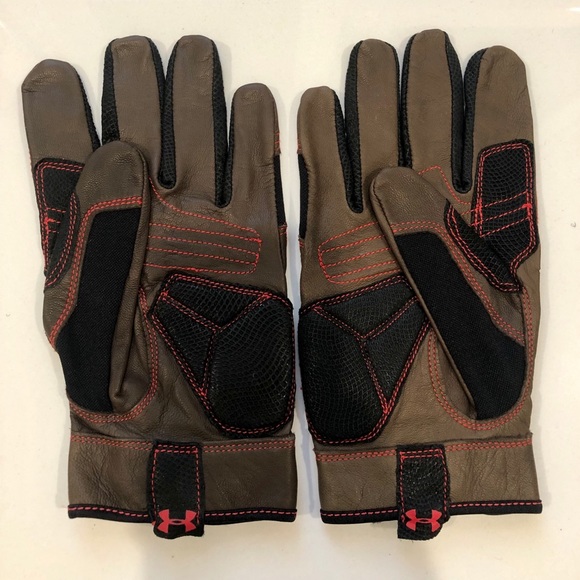under armour leather impact gloves